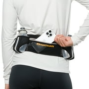 Nathan Dual Bottle Hydration Belt Black/Marigold OSFA