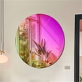 thumbnail image 3 of LUVODI Iridescent Wall Decor Mirror Full Length Rainbow Wall Hanging Accent Mirror for Living Room Dazzling Glass Mirror, 3 of 9