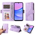 thumbnail image 4 of Nalacover for Samsung Galaxy S24 FE Wallet Case Premium Pattern PU Leather Flip Purse Cover with Card Holder Magnetic Closure Shockproof Protective Phone Case with Wrist Strap & Flip Stand, Purple, 4 of 10