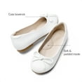 thumbnail image 3 of DREAM PAIRS Girls’ Dress Ballet Flats, Slip-On Shoes with Bow for Weddings, School, Parties, and Birthdays, 3 of 6