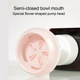 thumbnail image 5 of Rinhoo Foam Bottle Flower Head 250ml Empty Dispenser Travel Portable Dispensing Bottle, Pink Flower Head, White, 5 of 10