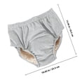 thumbnail image 2 of IFANLANDOR Washable Leakproof Adult Diaper Cotton Material Incontinence Underwear Reusable Grey, 2 of 5