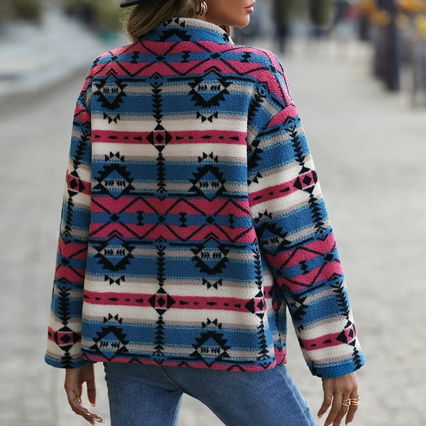 Native print deals jacket