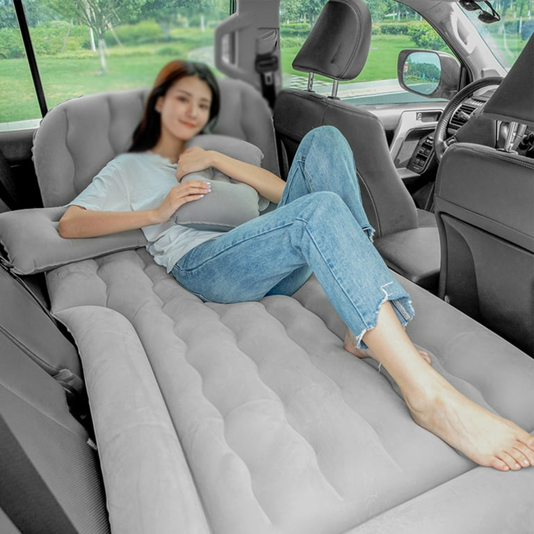 Fdit SUV Air Mattress,Inflatable Travel Bed,Car Air Mattress Vehicle  Inflatable Thickened Travel Bed Sleeping Pad Camping Accessory 