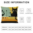 thumbnail image 6 of COMIO  Throw Pillow Cases Cushion Cover for Sofa Bed Home Decor,Two Sided Print Cat Pillows Covers,2pcs, 6 of 6