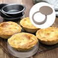 thumbnail image 3 of 1 Set Loose Bottom Egg Tart Mold Nonstick Mini Round Egg Tart Baking Mold, 3 of 7