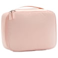 thumbnail image 1 of Hukapapa Bolsa de cosméticos con Memoria de poliéster, Bolsa de cosméticos Coreana portátil de Viaje, Bolsa de Almacenamiento de cosméticos para Mujer, Rosa, 1 of 5