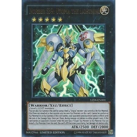 Yu-Gi-Oh! - Number S39: Utopia the Lightning (YZ08-EN001) - Yu-Gi-Oh! ZEXAL Manga Promotional Cards: Series 8 - Limited Edition - Ultra