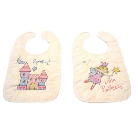 Bucilla Baby Ensemble Princess Bib Pair, 2 Piece