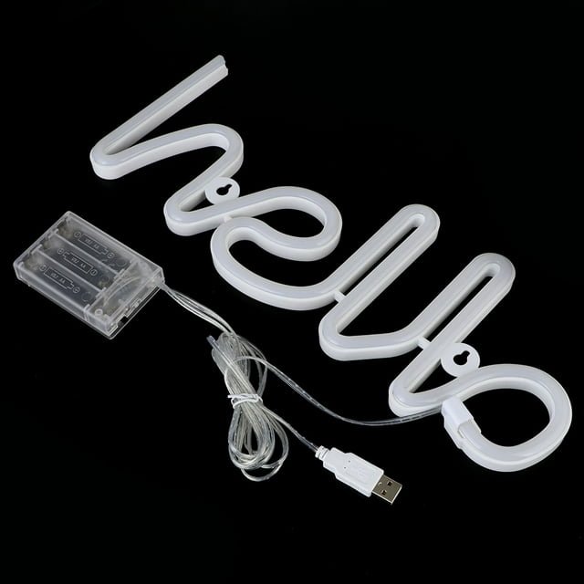 Lumière LED, Lumière Décorative Lettre Anglaise Unique Confort Ultime