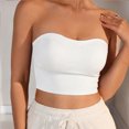 thumbnail image 2 of NKOOGH Supportive Strapless Bras for Women Push Up Wireless Bandeau Bra Non Slip Seamless Bras Comfortable Padded Bralette, 2 of 6