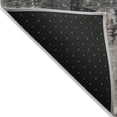 thumbnail image 4 of HomeRoots 606131 8 x 10 ft. Taupe & Charcoal Abstract Washable Indoor & Outdoor Rectangle Area Rug, 4 of 5