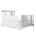 Dream On Me Chloe 5in1 Convertible Crib and Changer, Gray