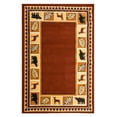 thumbnail image 2 of Furnish my Place 631 Brown 3 PCS Wildlife Bear Rustic Moose Decor Lodge Cabin Area Rug, Elegant and Durable Mat, Brown, 2 of 8