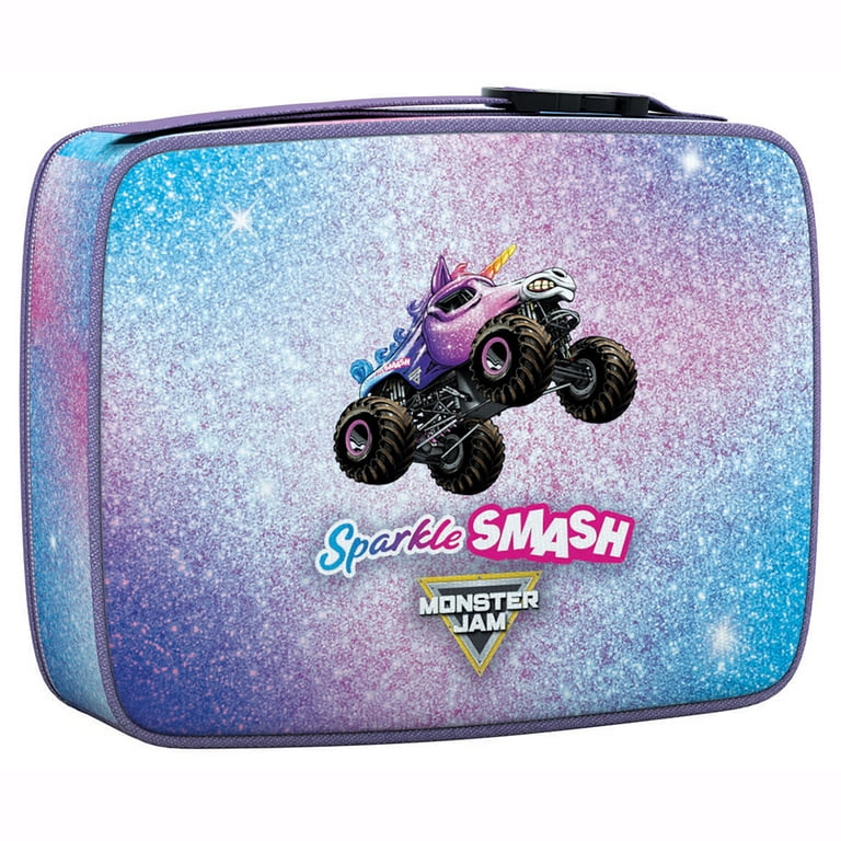 Sparkle Smash Monster Jam 100 PC Puzzle Lunch Bag - Walmart.com