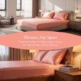 thumbnail image 3 of REGALWOVEN Fitted Sheet, Microfiber Bed Sheets, Soft and Comfortable for All Seasons Pink 1 PC 39.0x74.8 inch, 3 of 5