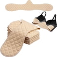 thumbnail image 3 of Cotton Bra Sweat Towel Premium, Khaki 3-Layer Absorber Premium, Reusable Underboob Sling Pad, Breathable Breast Perspiration, Daily Wear Comfort Accessory, 3 of 5