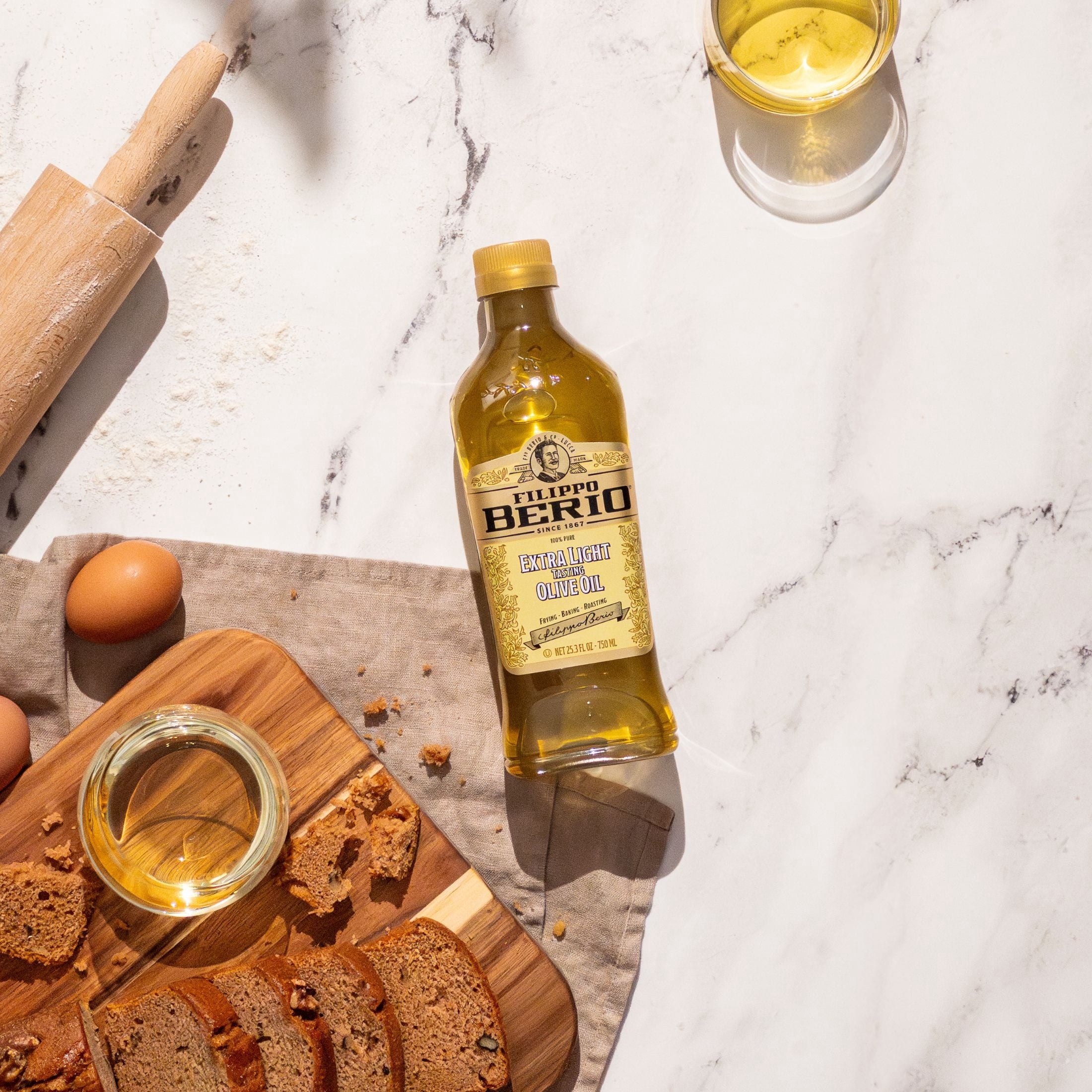 (6 pack) Filippo Berio Extra Light Tasting Olive Oil 25.3 Fl Oz