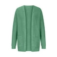 thumbnail image 5 of AOOCHASLIY 2023 Women Winter Coat Women's Cardigan Color Coarse Knit Loose Oversized Knitwear, 5 of 5