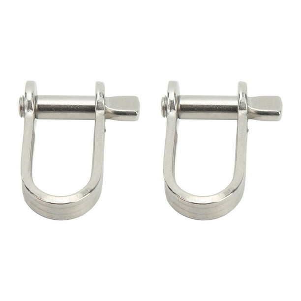 D Shackle, Stainless Steel Durability Polished Heavy Duty Anchor