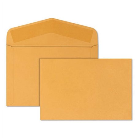 UPC: 0085227543011 | Quality Park Open Side Booklet Envelope 15 x 10 Brown Kraft 100/Box 54301
