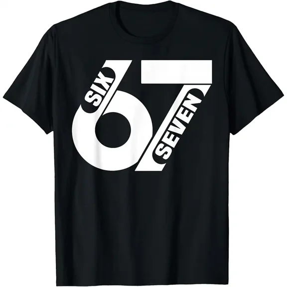 Six Seven 67 Team Sports Funny Meme 67 6 7 Trend Men Women T-Shirt