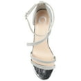 thumbnail image 5 of Journee Womens Bella Open Round Toe Block Heel Evening Dress Sandals, Widths Available, 5 of 10