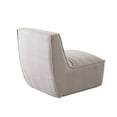 thumbnail image 5 of Diamond Sofa JONASACTN Jonas Armless Fabric Accent Chair, Tan, 5 of 6