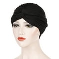 thumbnail image 2 of Uooqdmx Hair Turbans for Women, Hair Wrap, Head Wraps for Women, Turban Head Wraps for Women, Head Turbans for Women, Black One Size, 2 of 2