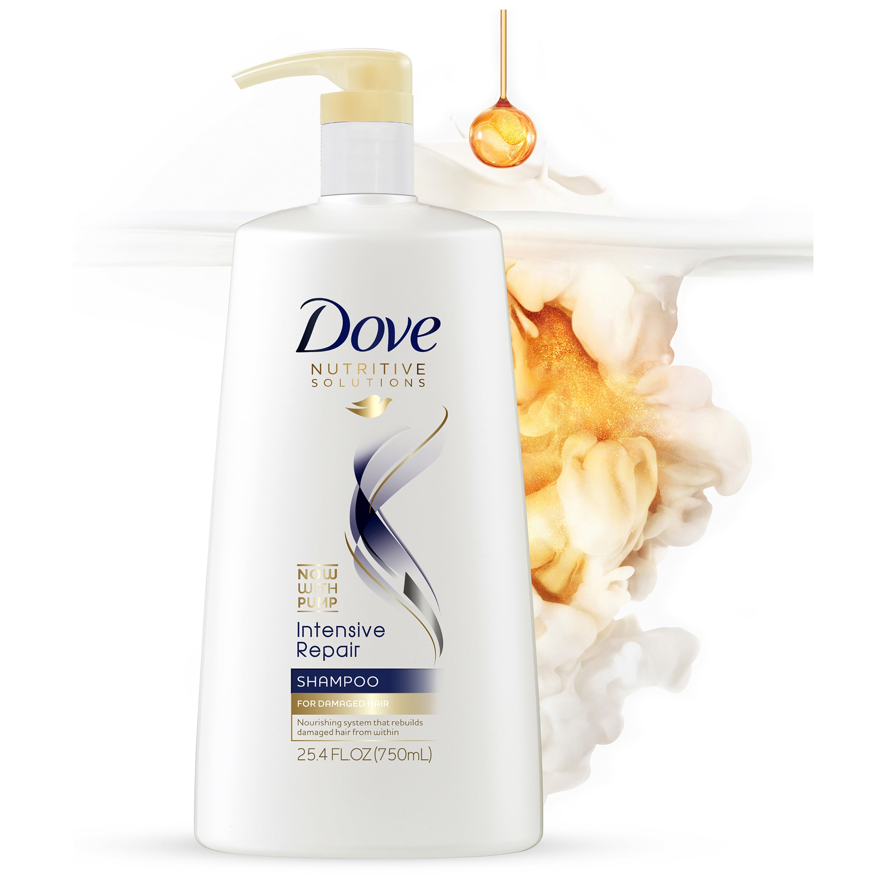 Dove Nutritive Solutions Shampoo with Pump Intensive Repair 25.4 oz