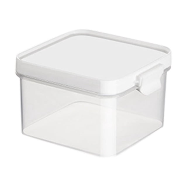 Juego de 3 tarros de plástico herméticos para guardar aperitivos, cereales y alimentos secos. Recipientes transparentes para organizar la despensa. Bote apilable para granos de café, cereales y