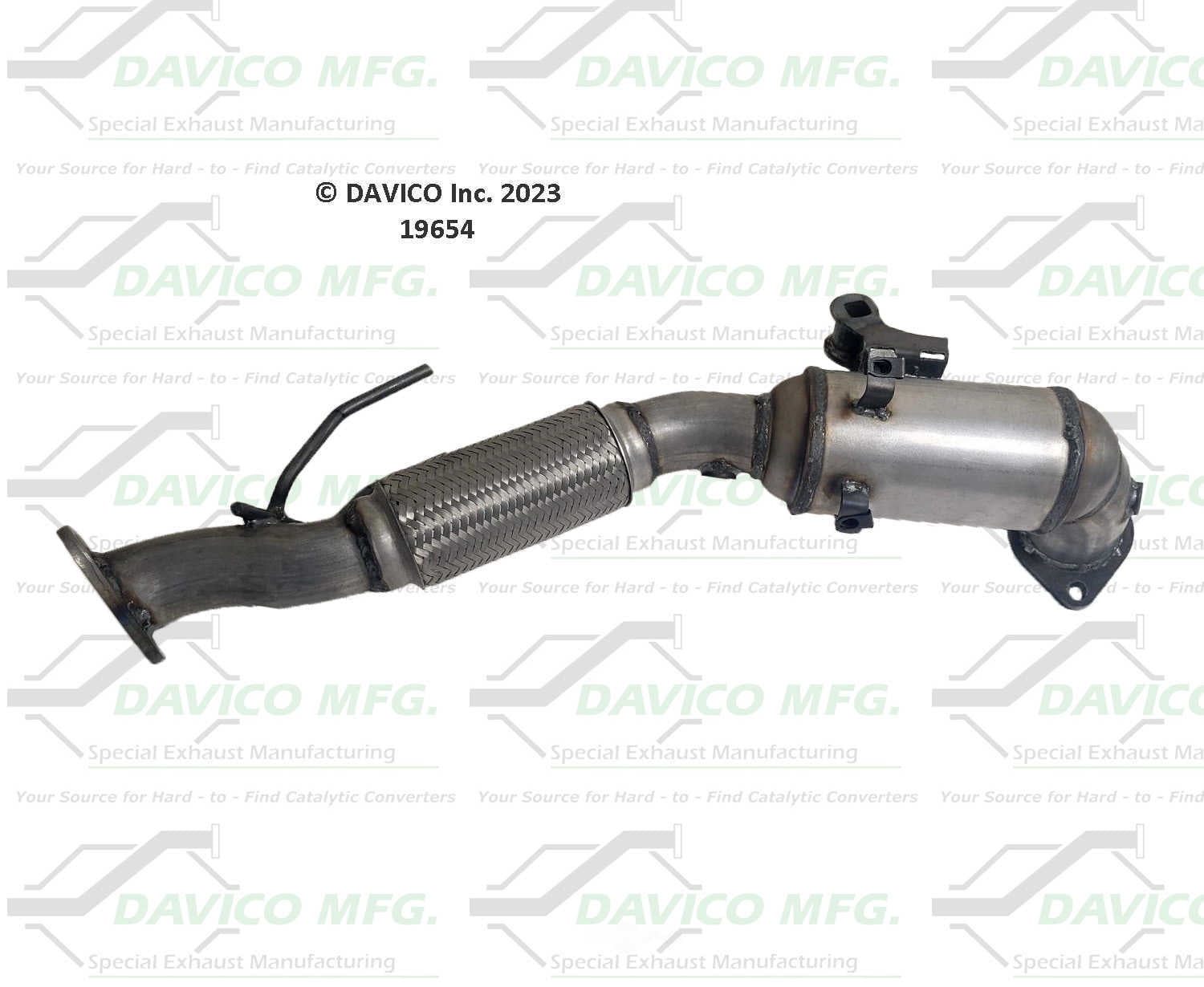 Davico Mfg 19654 Direct-Fit Catalytic Converter