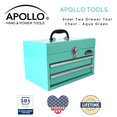 thumbnail image 3 of Apollo Tools Aqua Green Steel Tool Chest with Powder Coated Finish - DT5010GR, 3 of 13