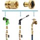 thumbnail image 4 of 4 piezas de conector rápido de grifo de latón de 3/4 de pulgada Adaptador de grifo roscado Conector de grifo roscado de latón macho y hembra Conexión de manguera de jardín, 4 of 5