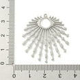 thumbnail image 3 of 304 Stainless Steel Pendants Sun Charm Stainless Steel Color 34.5x31.5x1.5mm Hole: 1.5mm DIY, 3 of 3