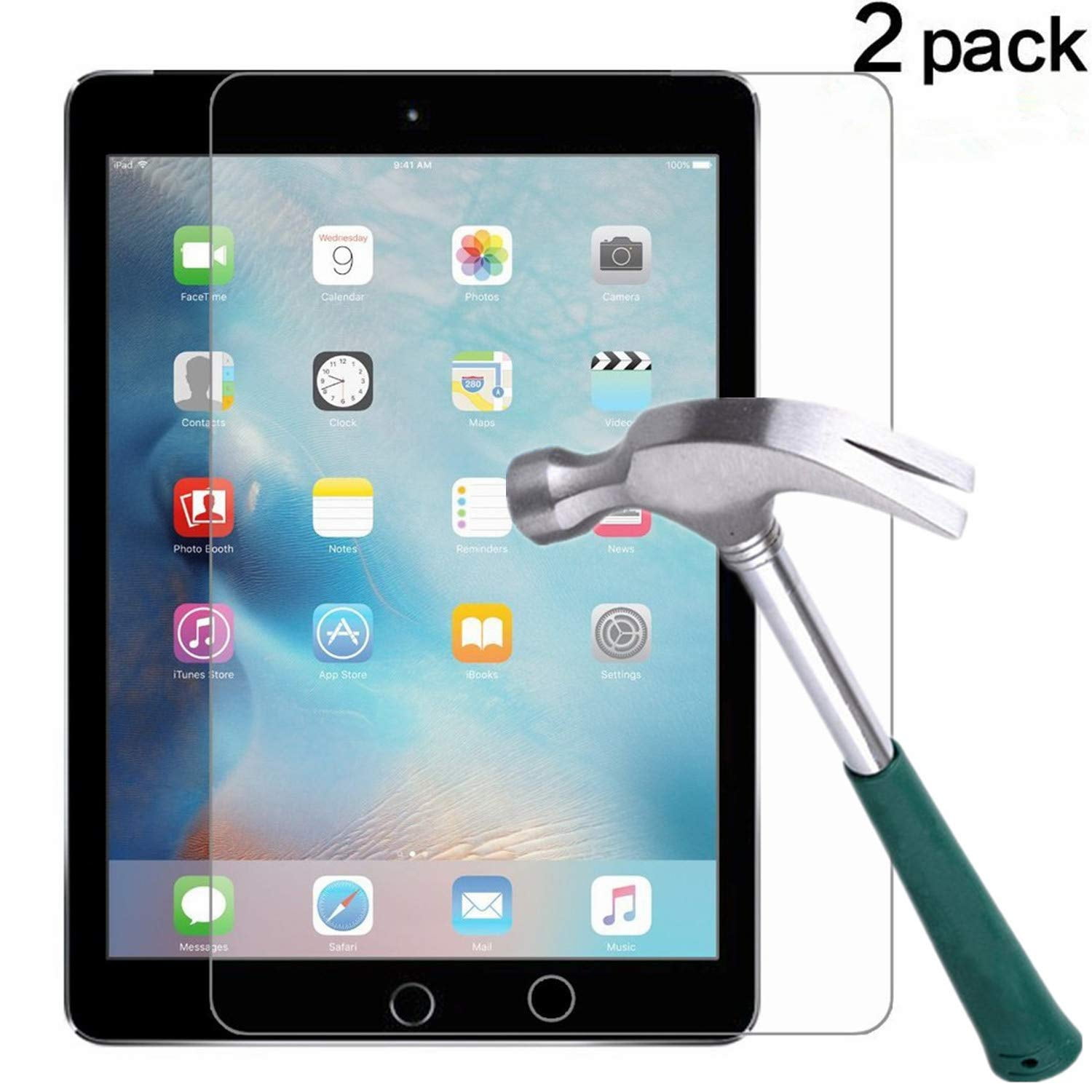 (2 Pack) iPad Pro 12.9 1st/2nd Generation 2017/2015 Screen Protector