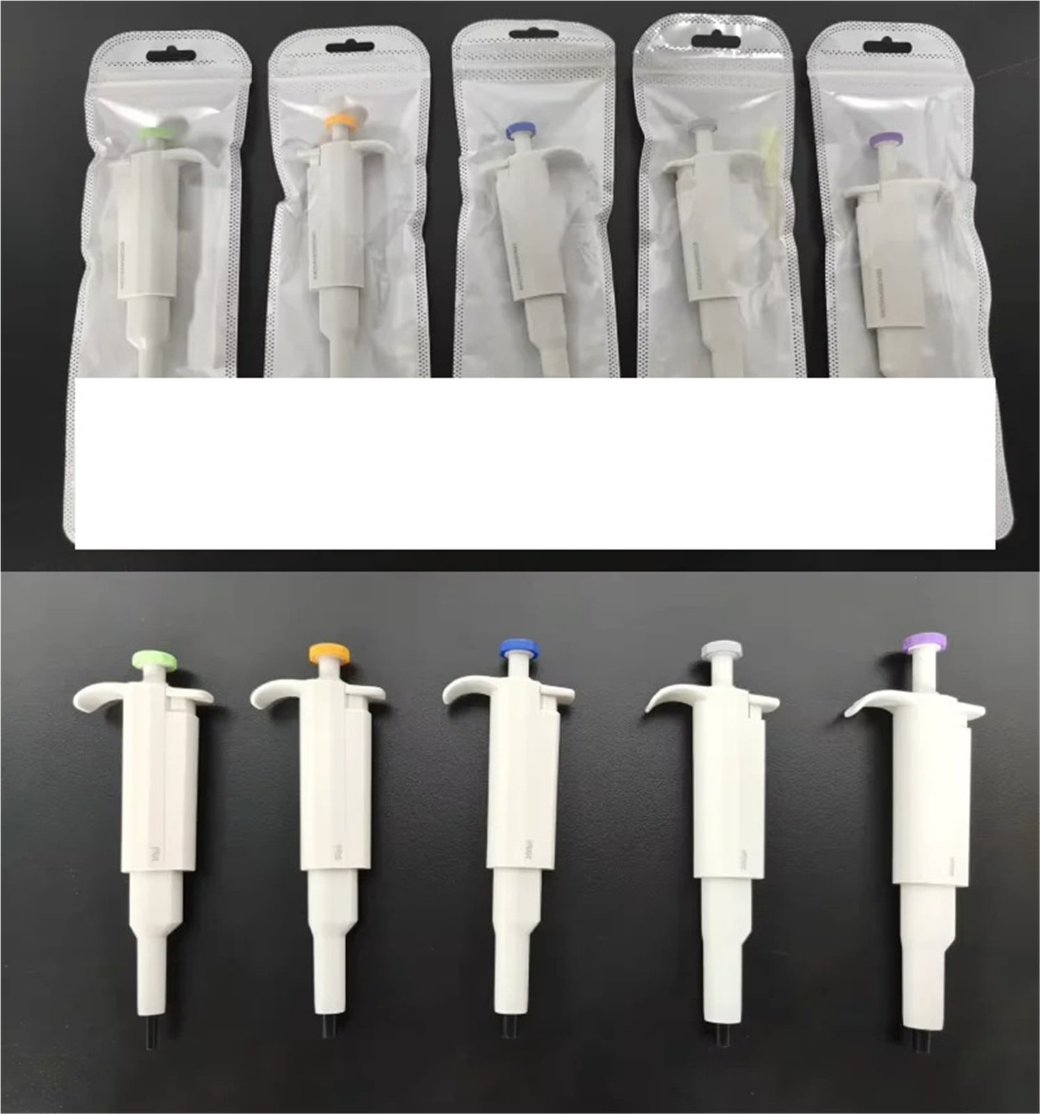 1pcs Fixed Volume Mini Pipette Single-Channel Micropipette 5/10/50/100/200ul/300ul Lab Pipettor , High-Accurate