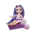 thumbnail image 4 of Rainbow High Swim & Style - Violet (Morado) - Mu&ntilde;eca de 28 cm con Pareo para m&aacute;s de 10 Estilos - Traje de ba&ntilde;o removible, Sandalias, Accesorios - para Rainbow High NA, 4 of 7