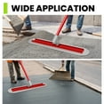 thumbnail image 3 of Concrete Bull Float, 48''x12'' Round End Stainless Steel Concrete Float Tool Cement Tool,Cement Trowel Tools Float Bracket, Handle Concrete Tools Finishing with 4 x 59.4'' Handles, 3 of 6