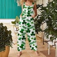 thumbnail image 2 of Saint Patrick's Day Printed Women Overalls Festival Jumpsuit Plus Sizes Work Bibs Coveralls Romper, 2 of 6