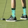 thumbnail image 5 of Funny Golf Socks for Men Women Dad Teens-Easter Novelty Funky Cool Crazy Silly Socks- Fathers Valentines Golf Lover Golfer Christmas Birthday Fun Gifts Stocking Stuffers, 5 of 7