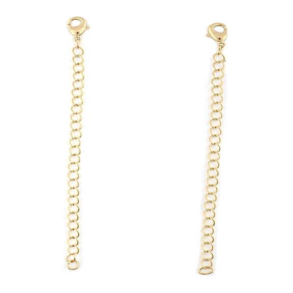 DESIGNICE Gold Chain 3 Inch Extender for Necklace or Bracelet (2 Pcs)