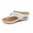 White, variant on Women's Rhinestone-Studded One-Strap Wedge Sandals, Open-Toe Casual Slip-On with Cushioned Comfort for Everyday Wear