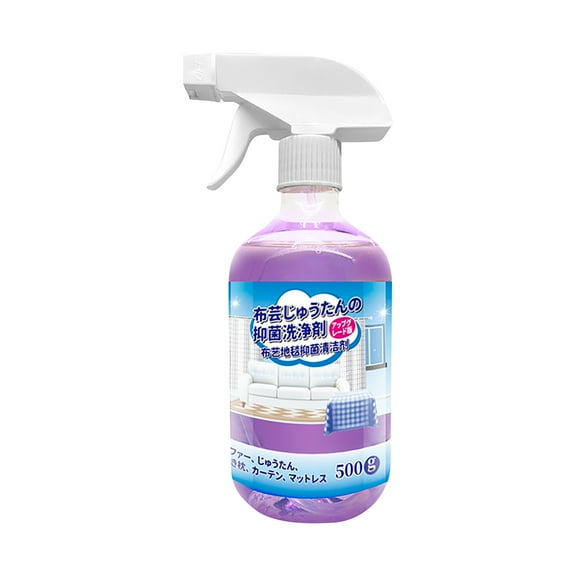 tzyudk purple Fabric Sofa Carpet Cleaning Agent Curtain Dry Cleaning Agent No Water Wash Cleaning Agent Floor Mat Cleaning Agent Wool Carpet Cleaning Agent 500Ml Affordable Useful Plastic