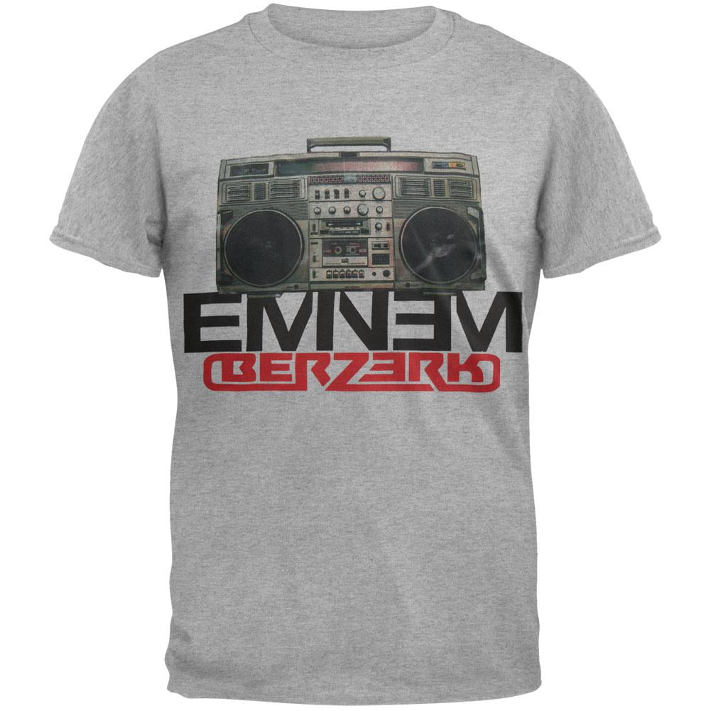 EMINEM BERZERK BOOMBOX GRAY BRAND NEW OFFICIALLY LICENSED T-SHIRT