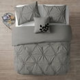 thumbnail image 3 of VCNY Home London 4-Piece Grey Floral Comforter Set, King, 3 of 8