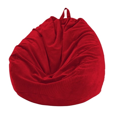 TFFR Corduroy Sofa Cover for Bean Bag Chair, Water Drop Shape Sofa Cover, Nordic Furniture Accessory