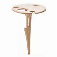 thumbnail image 1 of Folding wine barrel table outdoor, garden, lawn, picnic, round table, portable table,WH,45×44×11.5 cm, 1 of 4