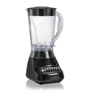 Hamilton Beach 10 Speed 56 Ounce Plastic Jar Smooth Blender in Black