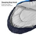 thumbnail image 3 of YAHHU Adult Winter Sleeping Bag with Arm Zipper Holes, Cotton Warmth, Ventilated Foot, Compact Compression Bag, 3 of 8
